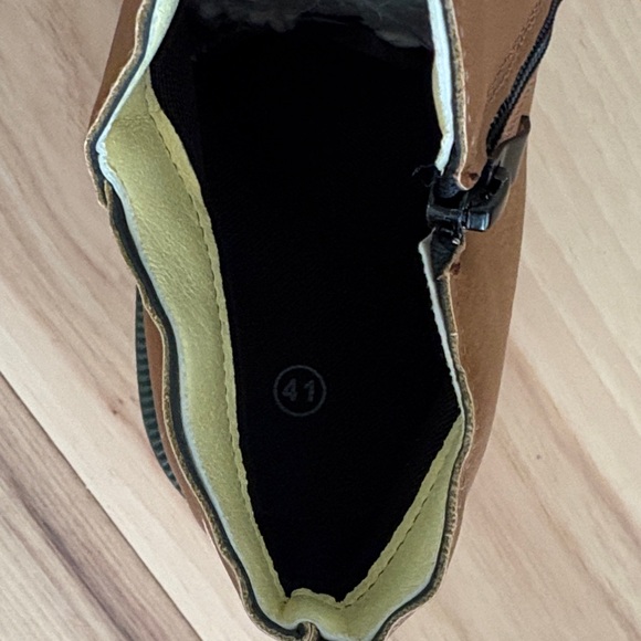 NEW Houston Ridge Selora Rise Brown Platform Ankle Boots - Picture 4 of 5